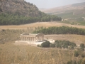 Segesta - Tempel - von oben / Segesta - tempio - dall'alto